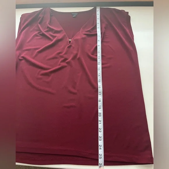 Ann Taylor Deep Red Women's Blouse - Picture 6 of 6